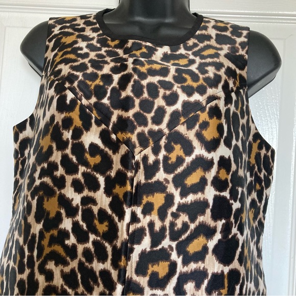 J. Crew Animal Print Sleeveless Dress Size 4 - Picture 3 of 15